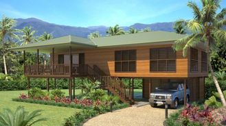 China Casa de planta baja de madera de acero ligera de la casa/casas de planta baja de lujo de la playa para Tailandia proveedor