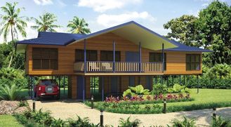 China Bali prefabricó las casas de planta baja caseras de madera de la playa de las casas/etc para la vida del día de fiesta proveedor