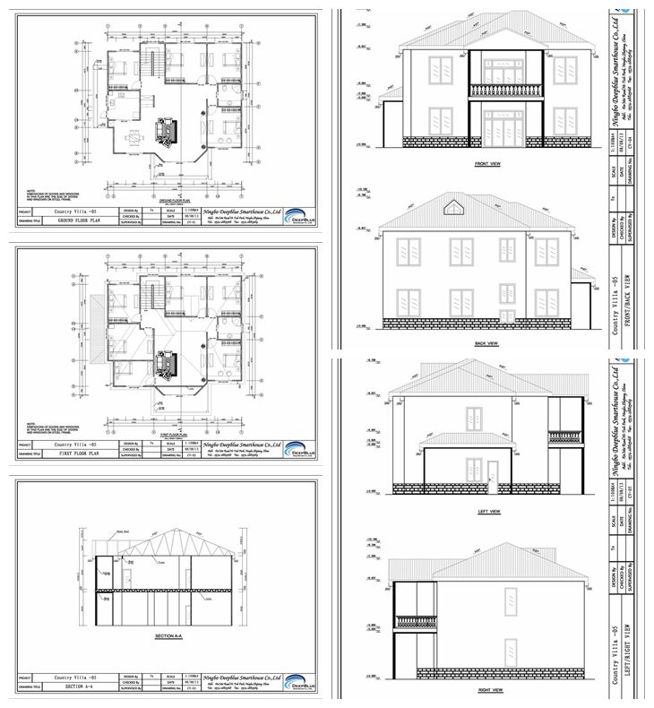 Casa de acero prefabricada del certificado del CE, chalet ligero de la casa de la estructura de acero